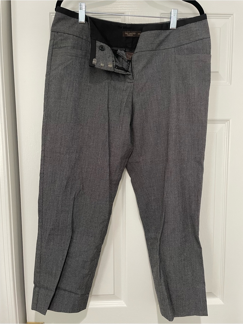 Women’s Cropped Gray Dress Pants - The Limited